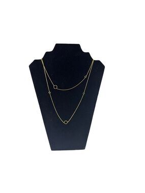Women's Gorjana Quinn Delicate Wrap Necklace in Gold One Size